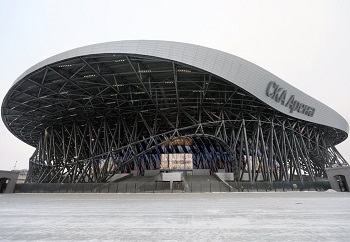 Самый большой хоккейный стадион в мире открылся в России