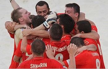 Россия одержала вторую победу на чемпионате мира по пляжному футболу