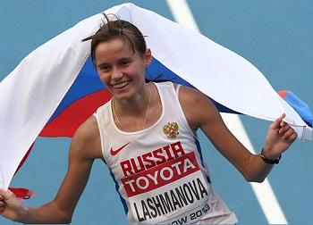 Российская спортсменка получила золото в спортивной ходьбе на 20 километров