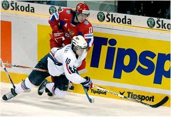 Российская сборная по хоккею выиграла у сборной США