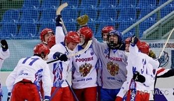 Сборная России вышла в полуфинал чемпионата мира по хоккею с мячом