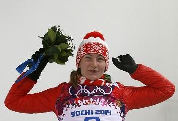 Домрачева выиграла второе золото на сочинских Играх