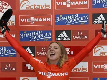 Елена Никитина принесла России первую медаль в скелетоне