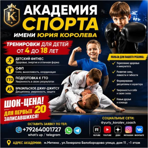 Академия Спорта Имени Юрия Королева Фото 1.