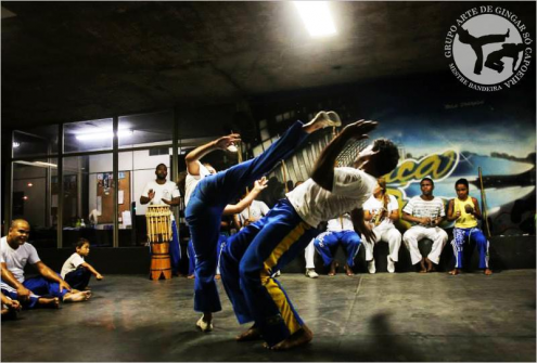 "Arte de gingar - So capoeira" (Щукинская) Фото 1.